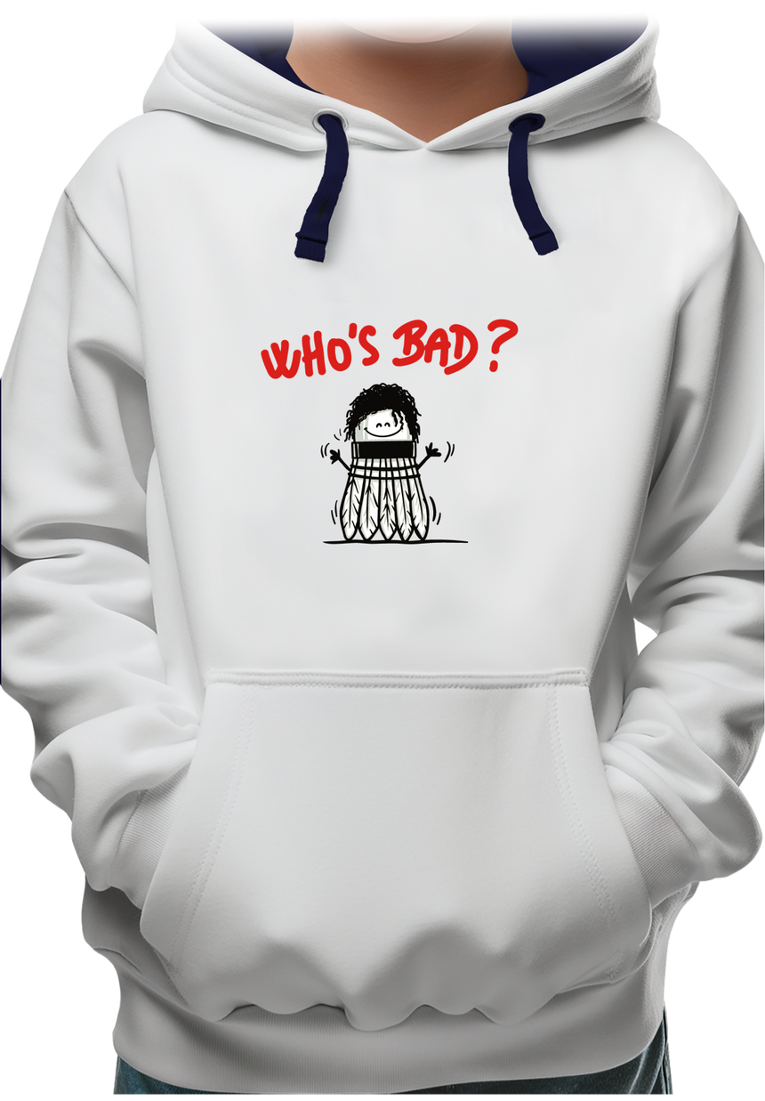 Sweat Enfant Le badminton par Michael Jackson (Who's Bad)