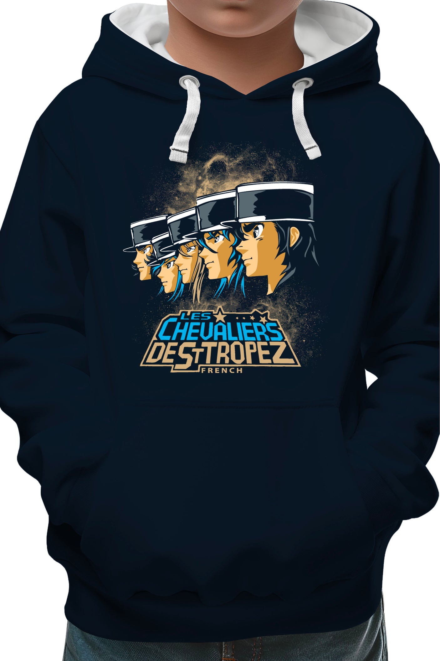 Sweat Enfant St Trop Chevalier Parodie