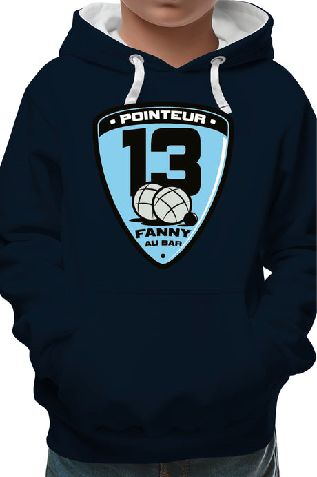 Sweat Enfant Fanny au bar, pointeur