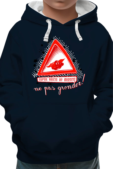 Sweat Enfant SUPER HEROS EN MISSION
