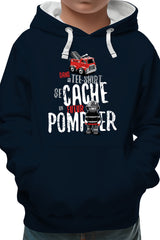 Sweat Enfant Dans ce tee se cache un futur pompier