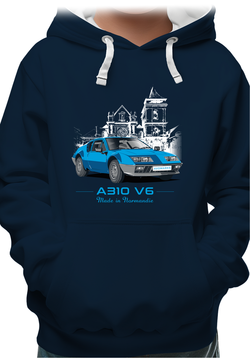 Sweat Enfant Voiture A310 V6 Made in Normandie