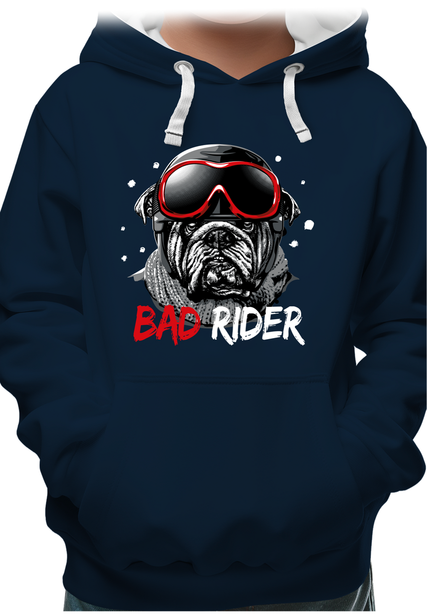 Sweat Enfant Bad Rider le chien rider