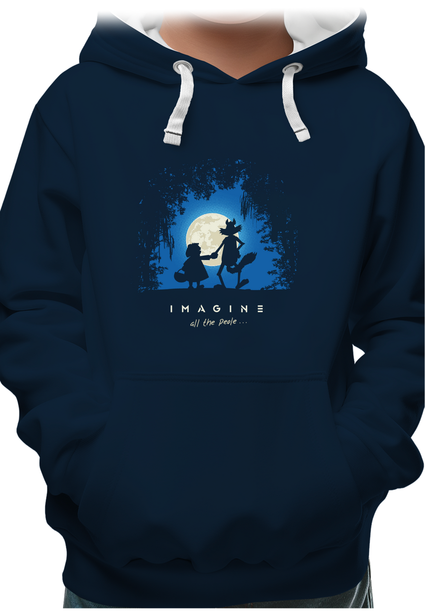 Sweat Enfant Conte loup et chaperon rouge