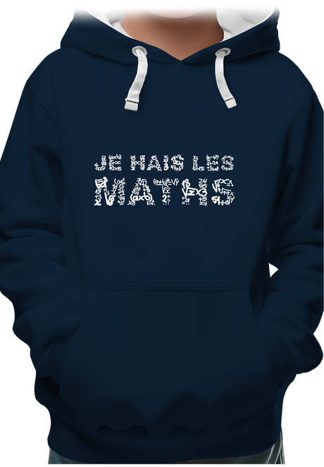 Sweat Enfant Je Hais Les Maths