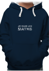 Sweat Enfant Je Hais Les Maths