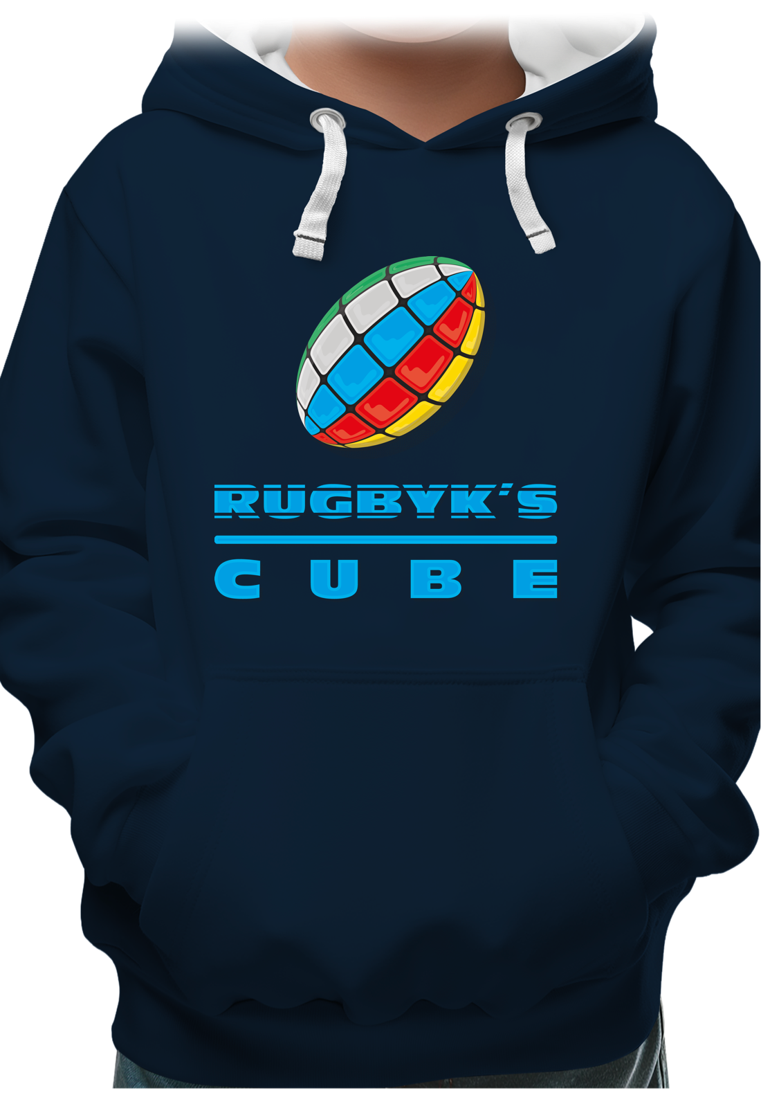 Sweat Enfant Rugby cube