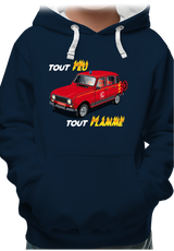 Sweat Enfant 4L pompier tout feu tout flamme