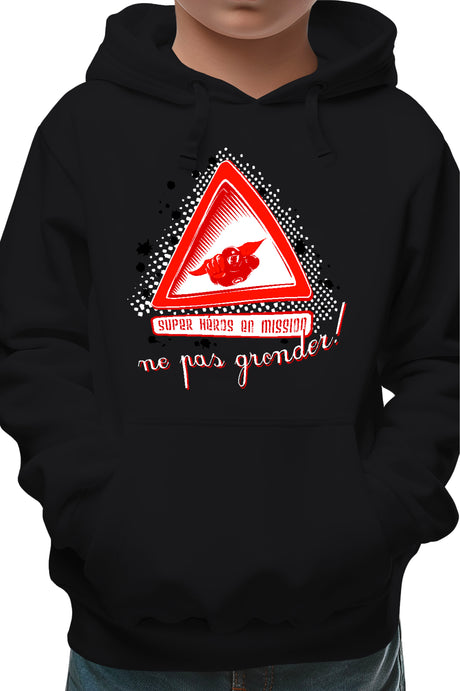 Sweat Enfant SUPER HEROS EN MISSION
