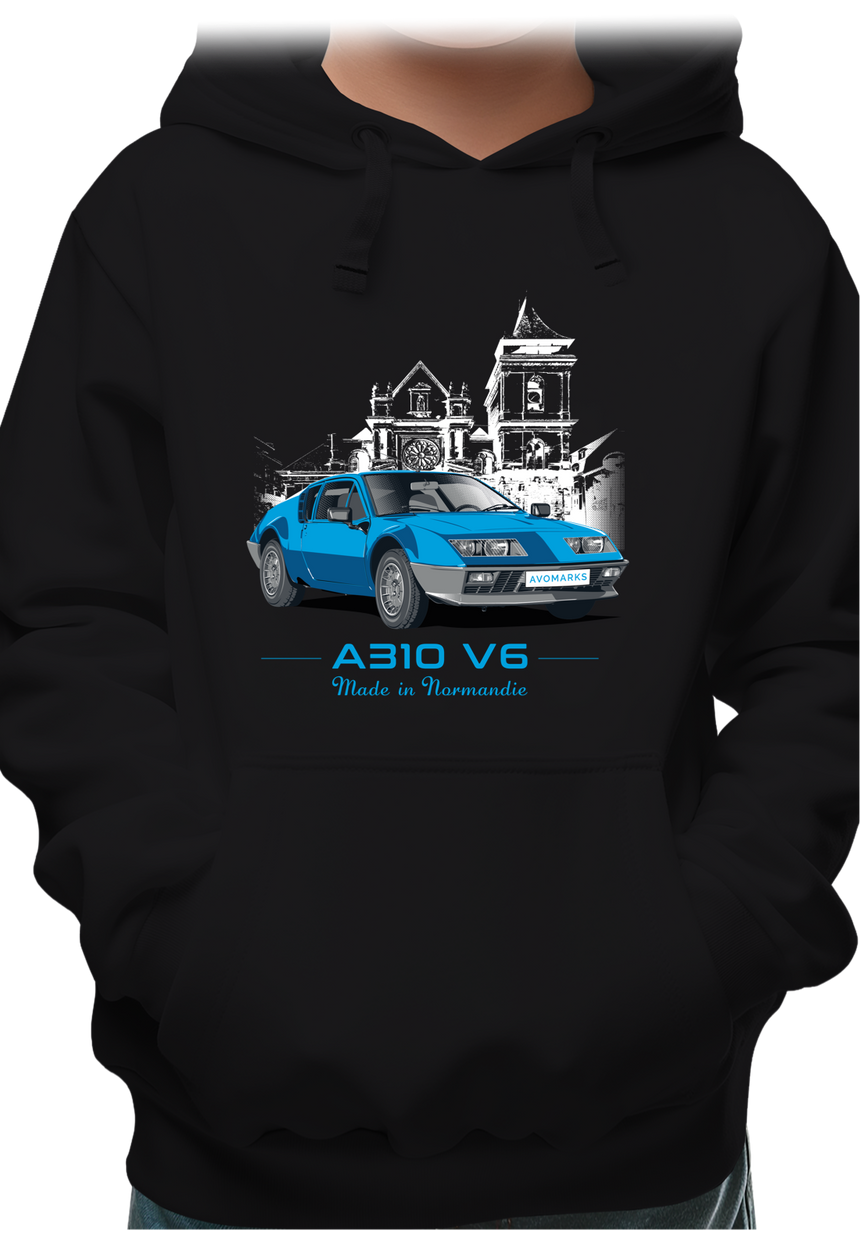 Sweat Enfant Voiture A310 V6 Made in Normandie