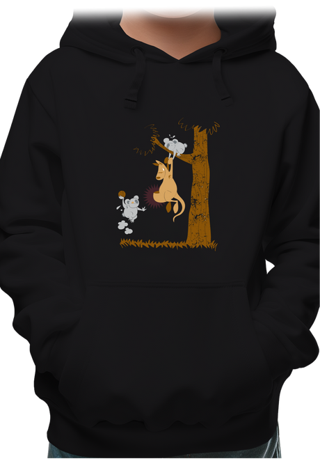 Sweat Enfant Basket kangourou et koala