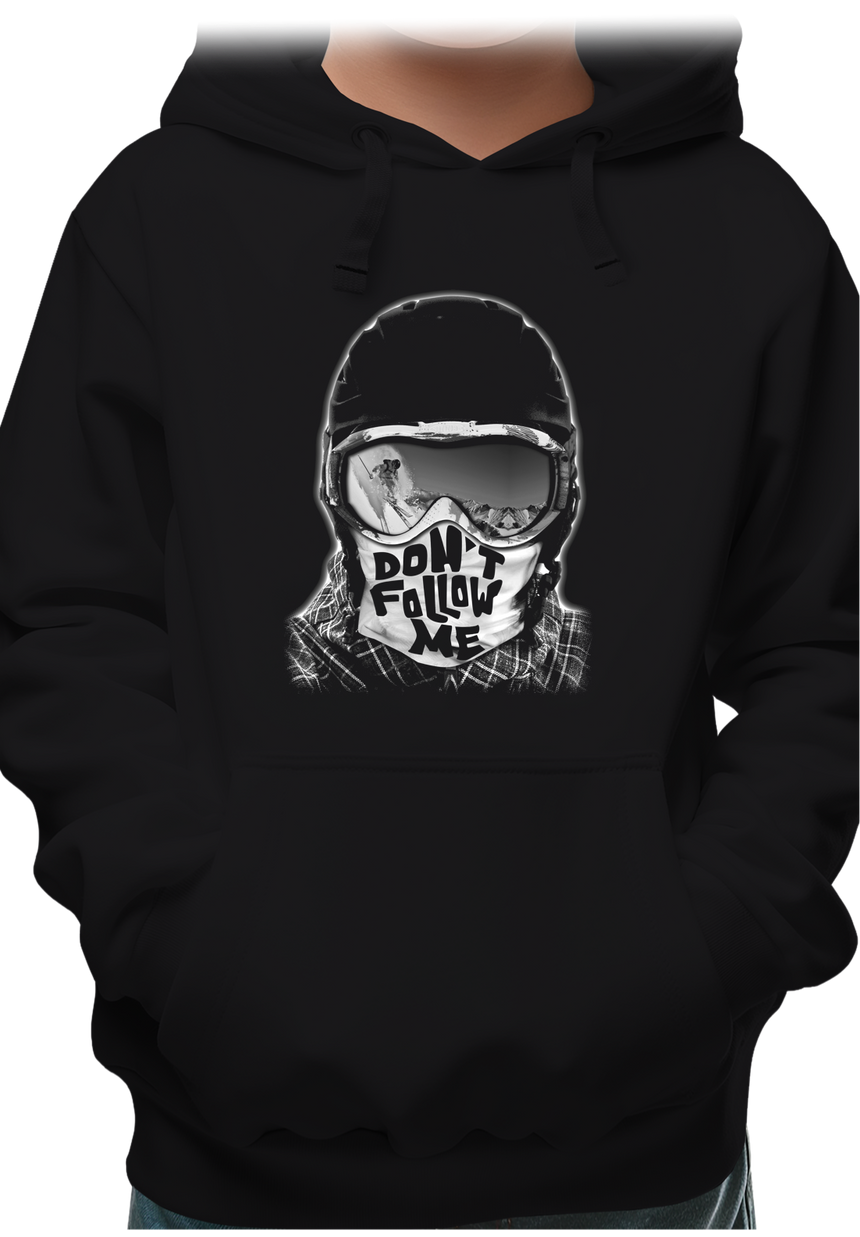 Sweat Enfant Don't follow me en ski