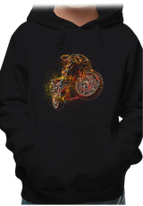 Sweat Enfant Dessin moto abstrait