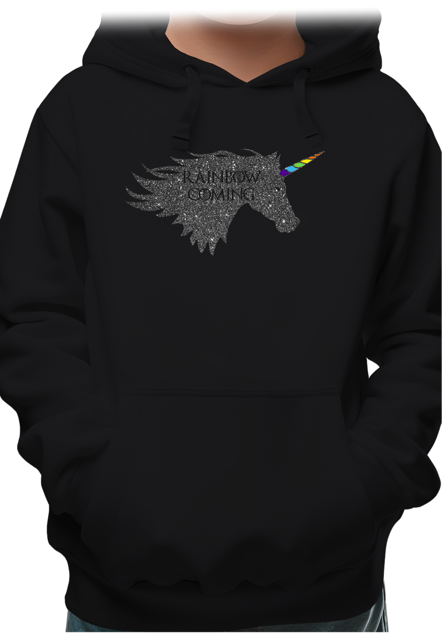 Sweat Enfant Rainbow unicorn is coming