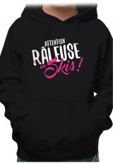 Sweat Enfant Attention râleuse en ski