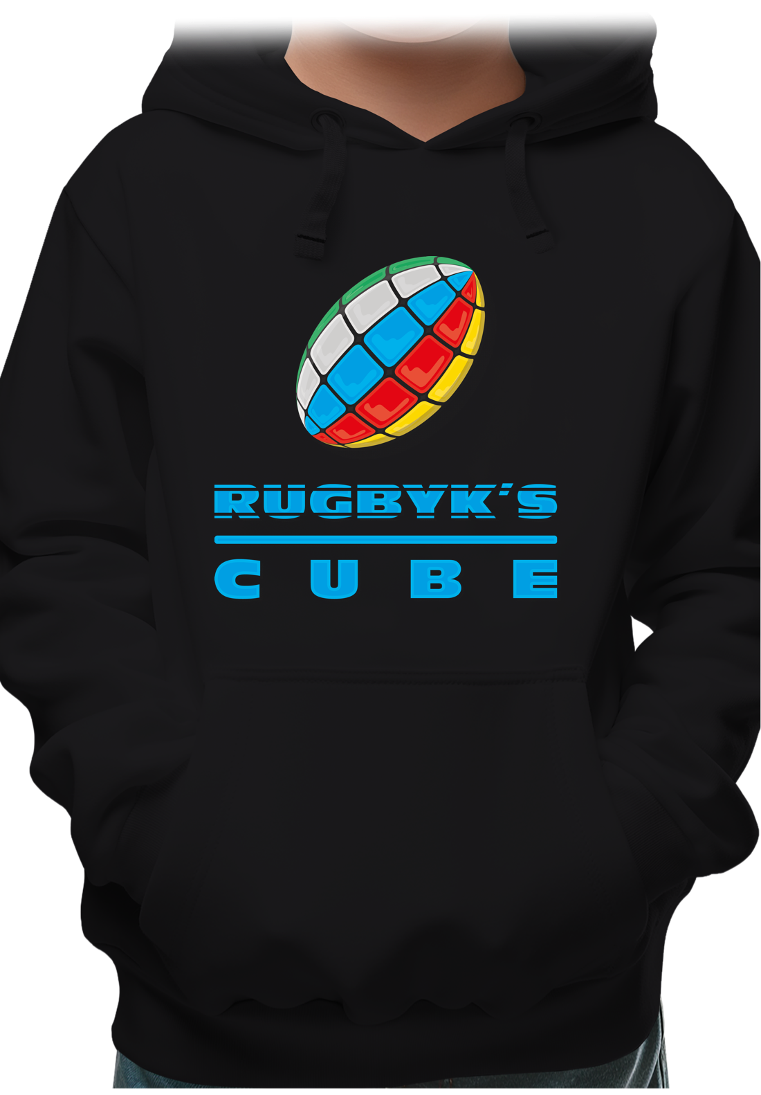 Sweat Enfant Rugby cube