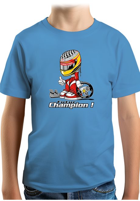 T-Shirt Garçon Futur champion de course