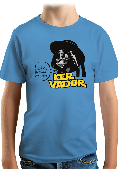 T-Shirt Garçon Kervador Et Son Fils Loic en Bretagne