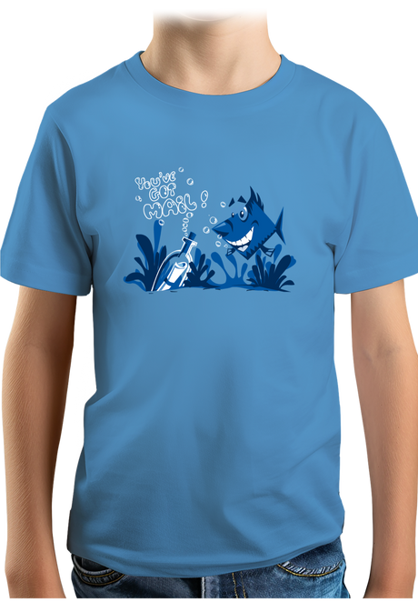 T-Shirt Garçon Bouteille à la mer poisson