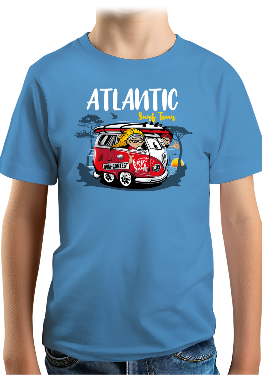 T-Shirt Garçon Le van des surfeurs